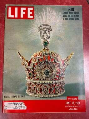 Life Magazine June 18 1951 Iran's Royal Crown